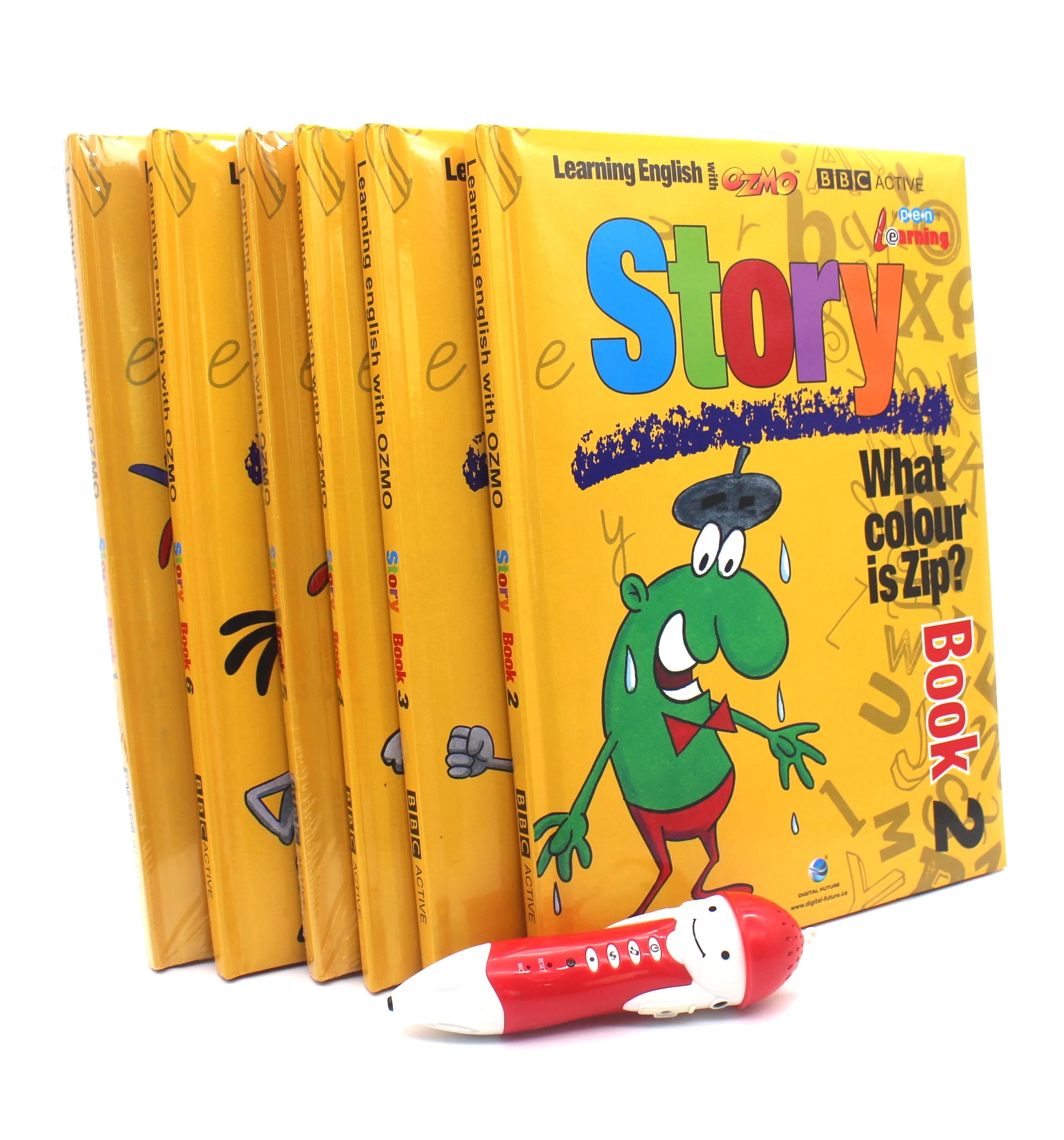 
Hot English Learning Set BBC Classic Carton English Ozmo Books with Talking Pen 