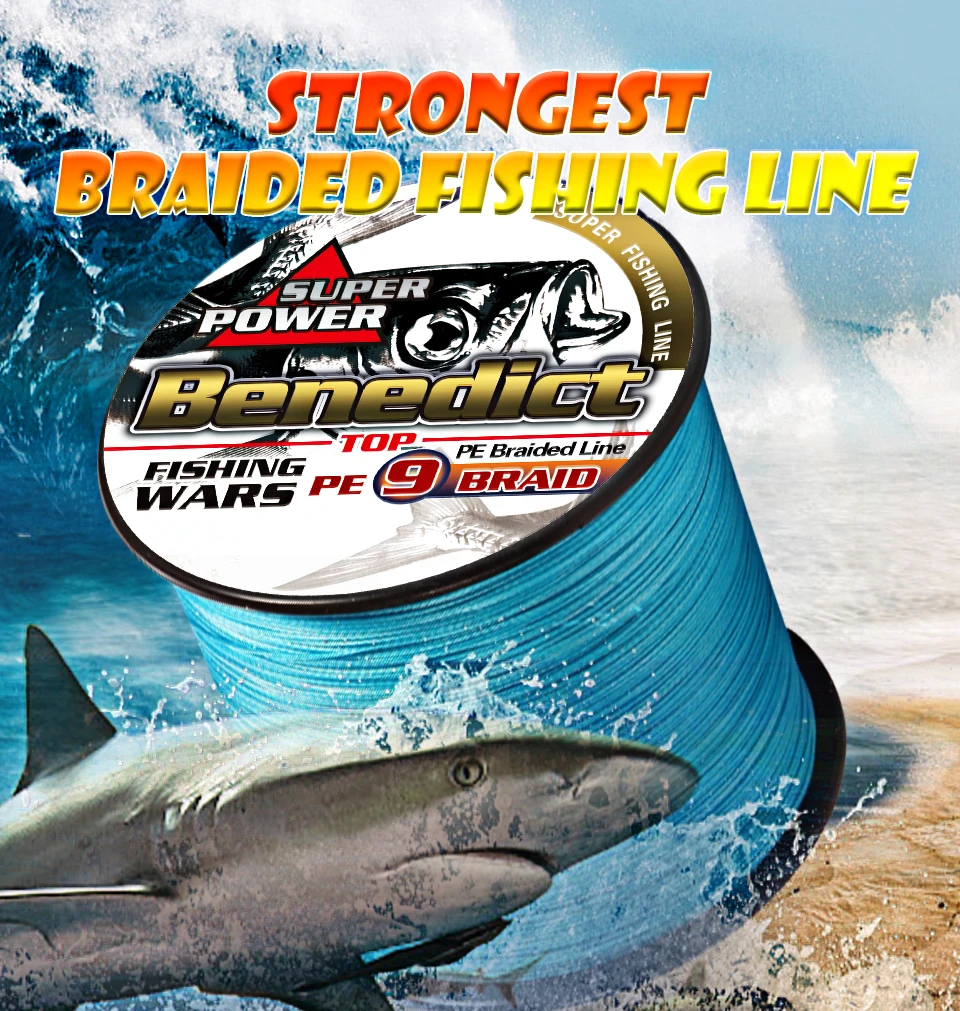 

Super strength Roundest 9 strands 1000 meters PE braided fishing line, Navygreen;dark green, white;gray, multi-color