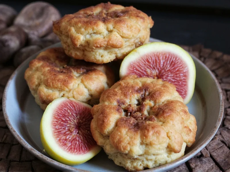 Fresh figs and pantry ingredients for fig newtons