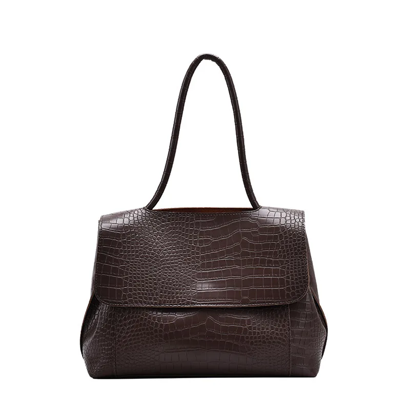 

2021 Fashion Wholesale Women Luxury All-Match Bags Pu Handbag Ladies Tote Handbags, Khaki,black,brown,coffee