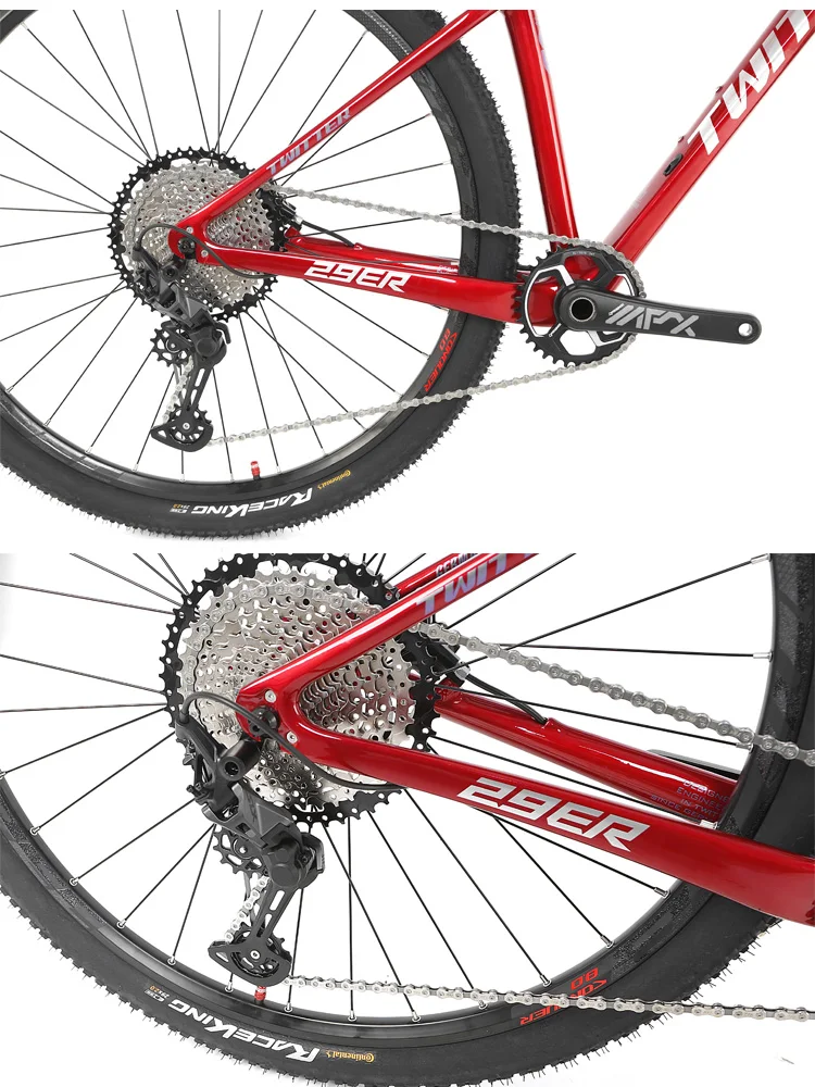 Adult variable speed  M7100-12S high modulus carbon frame disk brake mountain bike bicycle