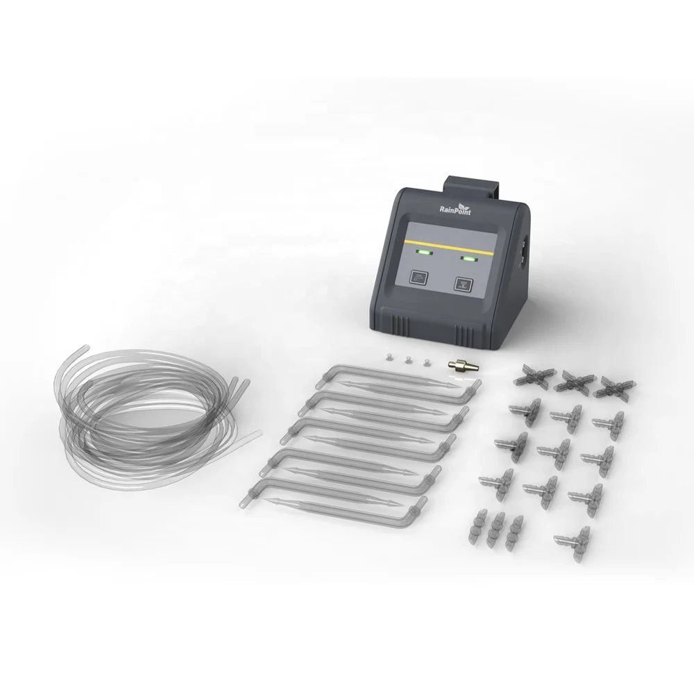 

WiFi Indoor Irrigation Kit Drip Irrigation System Automatic Watering Controller Garden Water Pump Timer Drip Irrigation, Blue