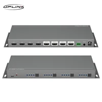 

4K HDMI1.4 HDCP2.2 4x4 Matrix Switcher,with 1.5m IR receiver for conference room meetting room IR and RS232 Control