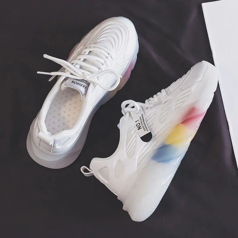 

New Item Summer Casual Shaking Sport Shoes Top Outsole Rainbow Spiral Fashion Casual Shoes