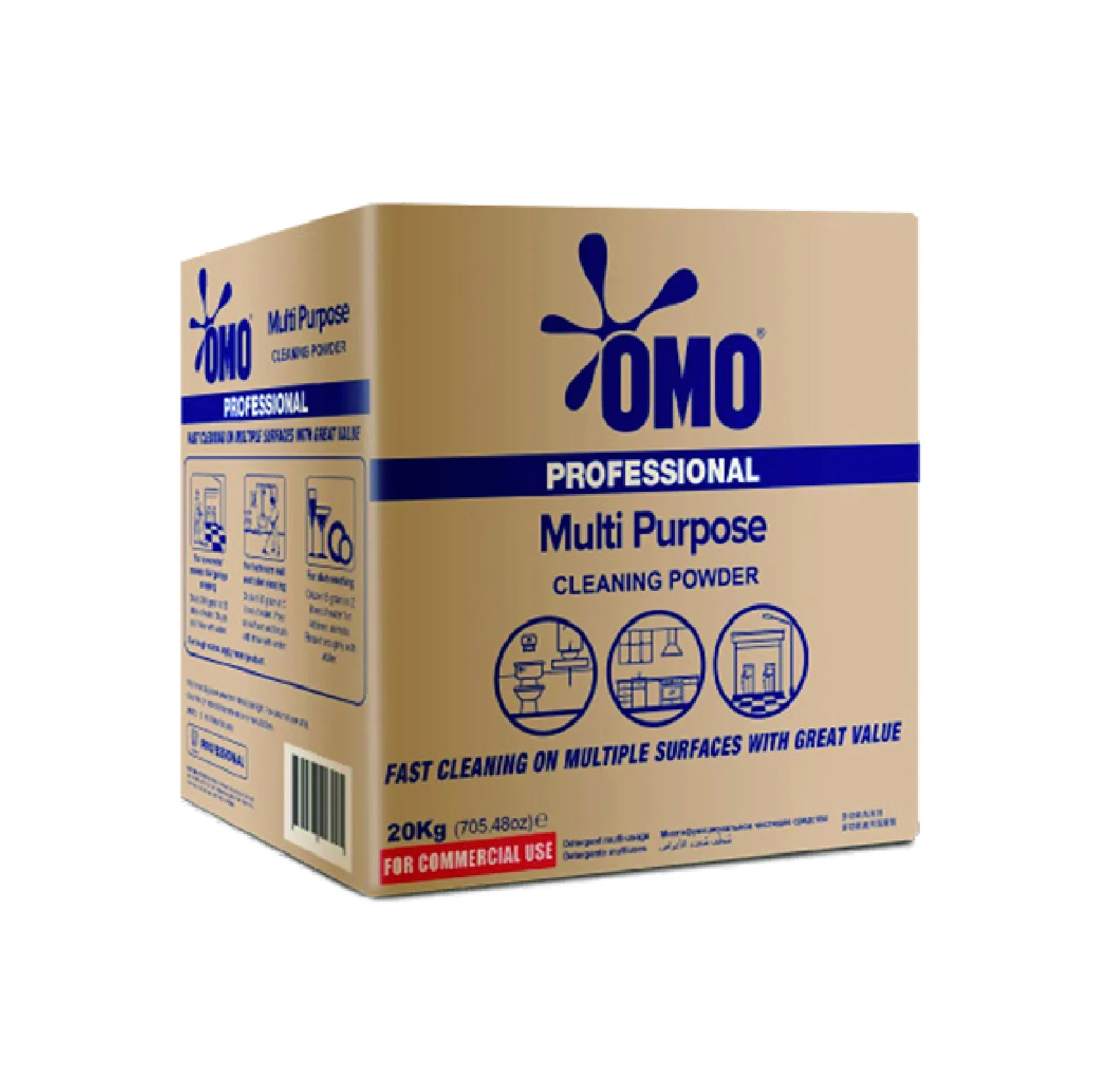 

Wholesale Officially Authorized 20KG OMO Multi-purpose Cleaning Washing Powder