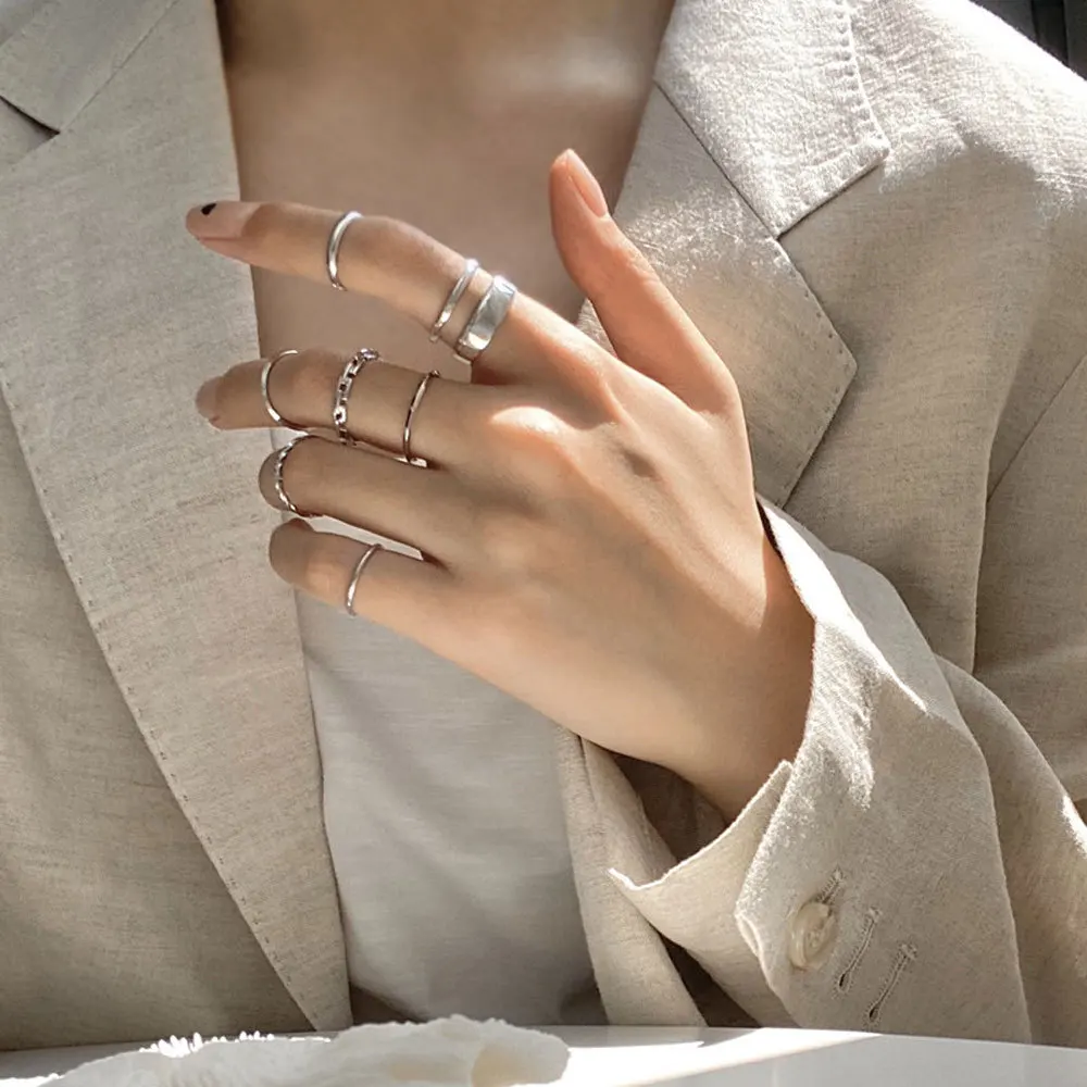 

Hot Selling Star Crescent Rings Popular Finger Ring Jewelry Gift Jewelry