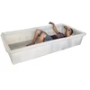 Rectangular farming 500l poly plastic fish tub tank for aquaponics