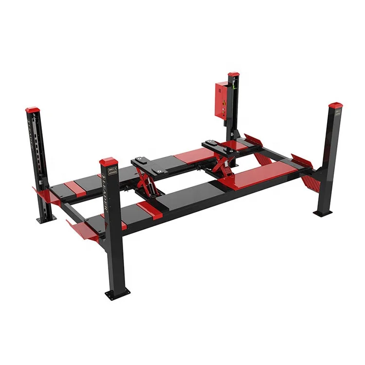 Portable Used Four Post Hydraulic Car Lift/4post Car Lift Movable Used