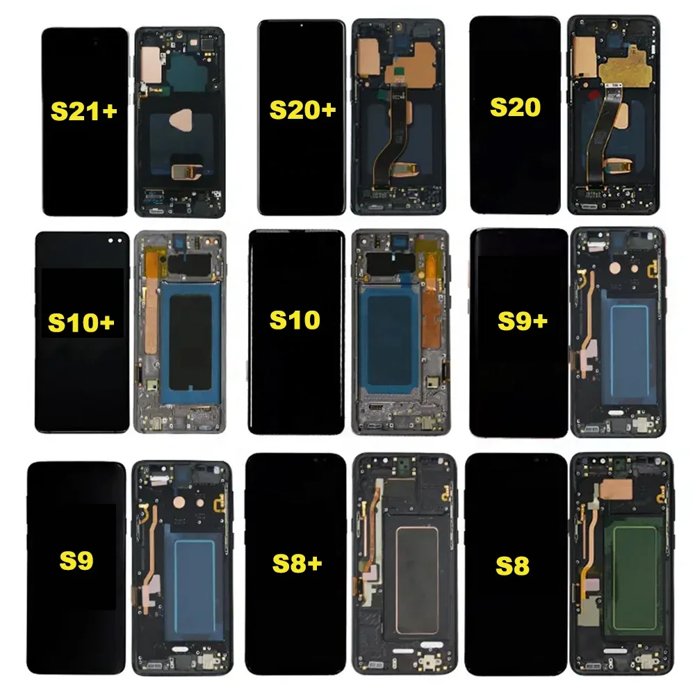 

TMX for Samsung Galaxy S22 S21 S20 S10 S9 S8 Plus Ultra Note 20 10 8 Telefonos Celulares AMOLED LCD Screen Replacement Display