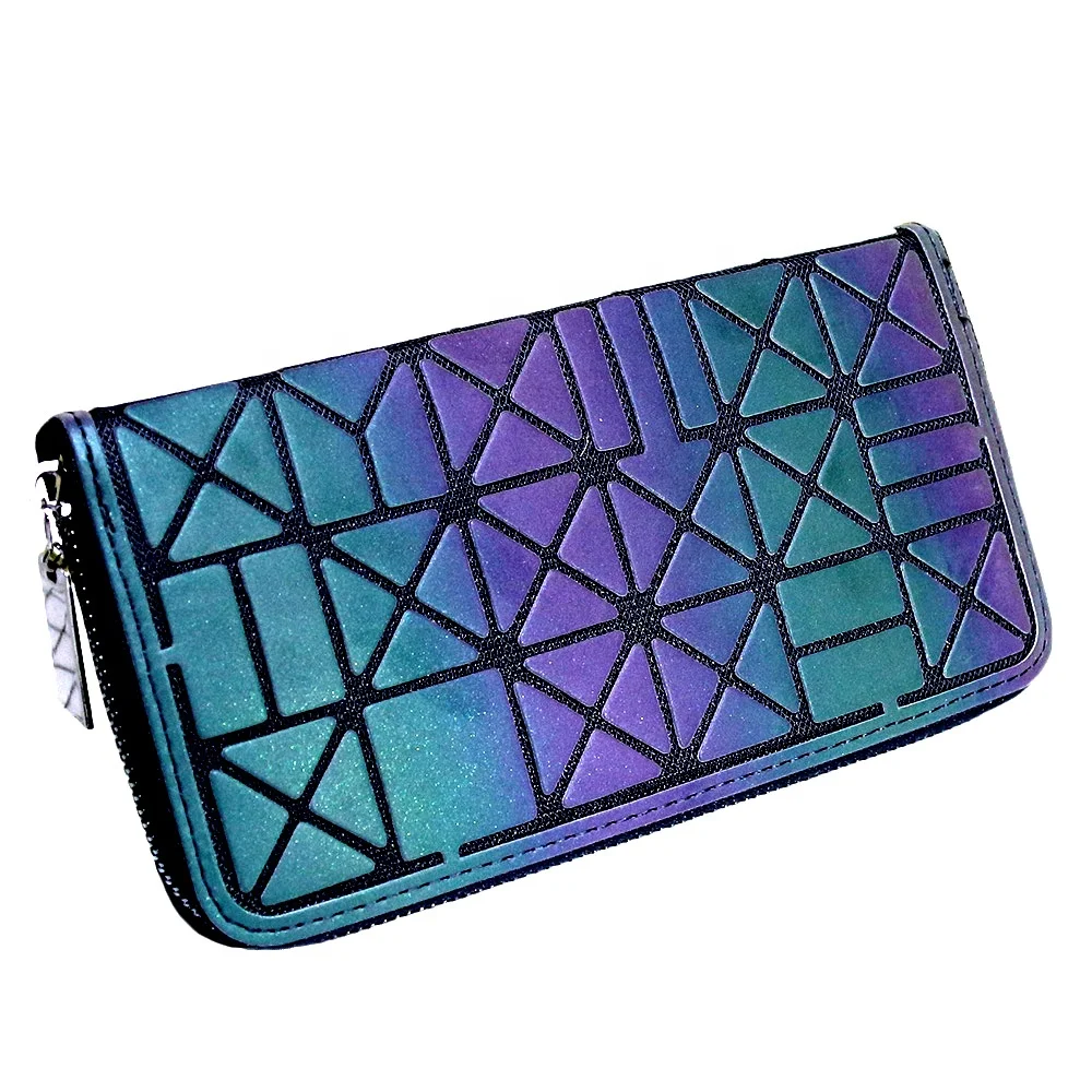 

Purse Colorful Purses Bag Reflective Custom Money Fall Clutch Wallets, Luminous