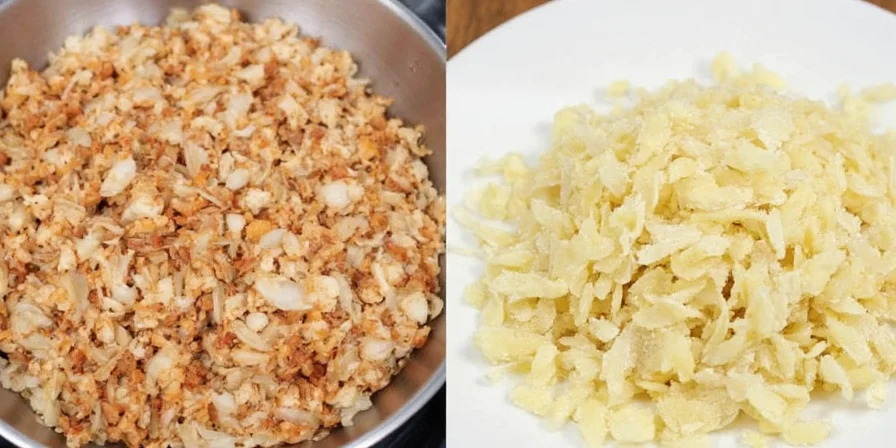 Chopped onions on cutting board