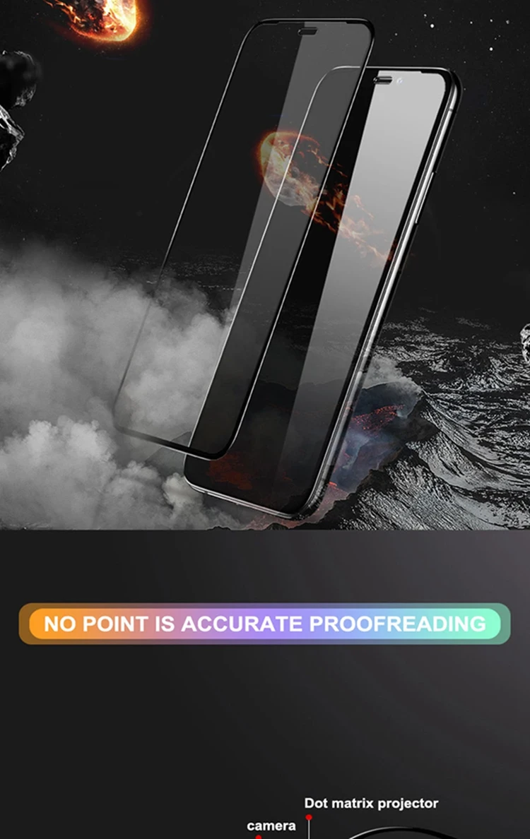 OTAO 9D Protective Tempered Glass On For iphone 11 pro MAX XS XR X Screen Protector De Tela For iphone 8 7 6 6S Plus Phone Film