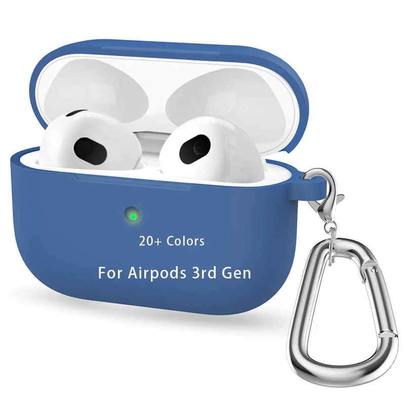 

Silicone Case For Airpods 3 Generation Cover Silicon Wireless Earphone Box Skin For Airpod Gen 3 Pro Designer Case Cover, Many colors are available