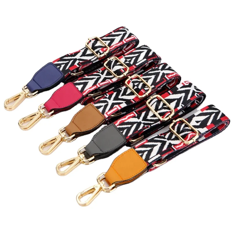 

Meetee B-X003 Fashion Bag Handbag Accessories Ladies Messenger Wide Shoulder Ribbon Woven Belt, 14 colors