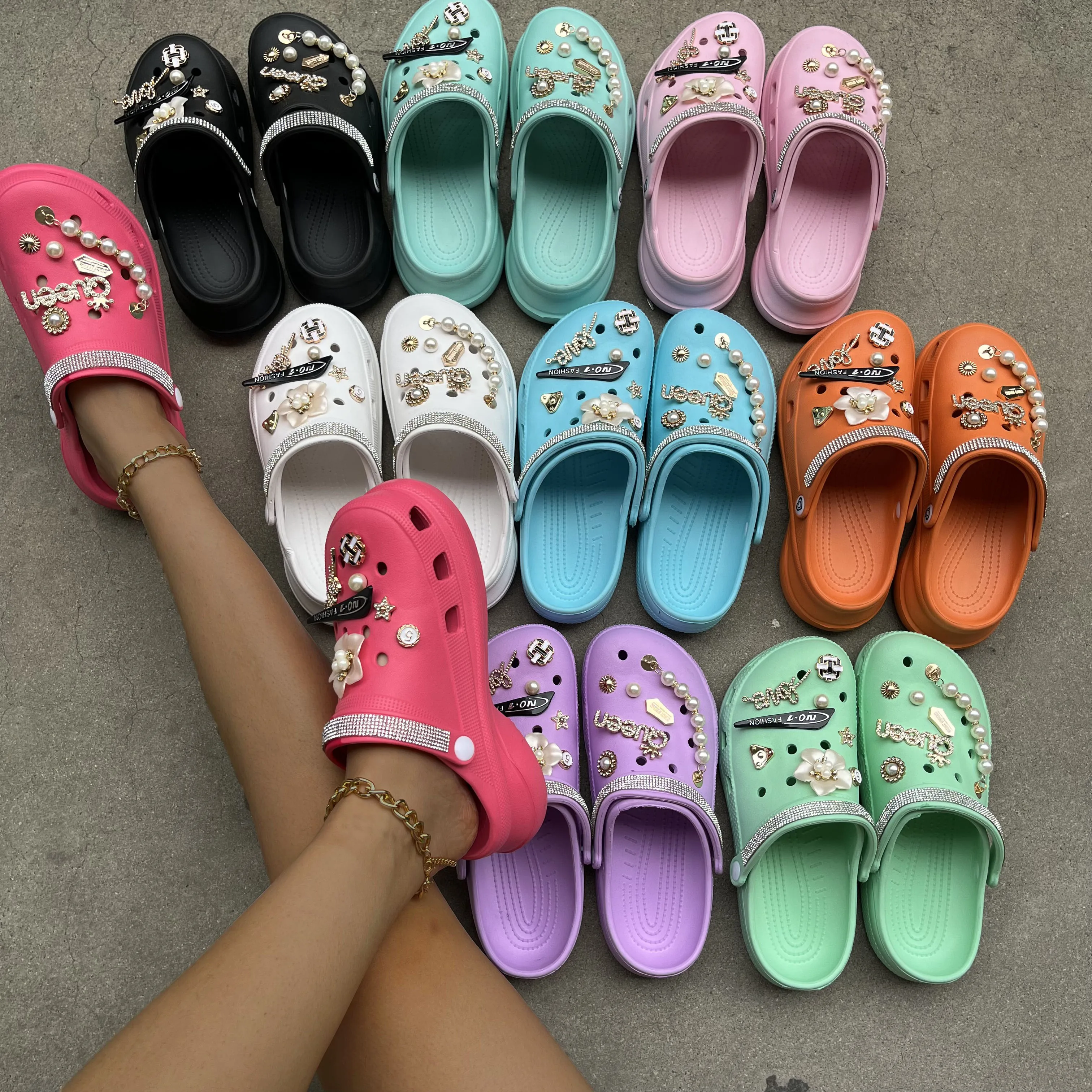 

New Couples EVA Sneakers Men's Lazy Beach Sandals Outdoor Dual Use