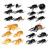 2019 new hot sale small plastic/plastic pvc insect toy multi shapes mini beetle toy