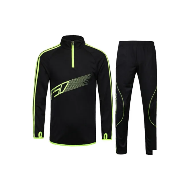 

Wholesale Thai Quality Custom Neon green Football Jacket Maker soccer tracksuit