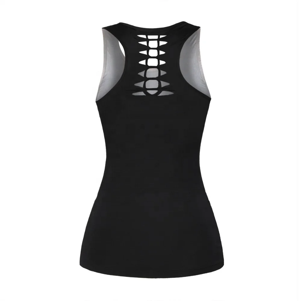 
Factory Fashion 3D Digital Print Underwear Ladies Sexy Hollowed-Out Vest 