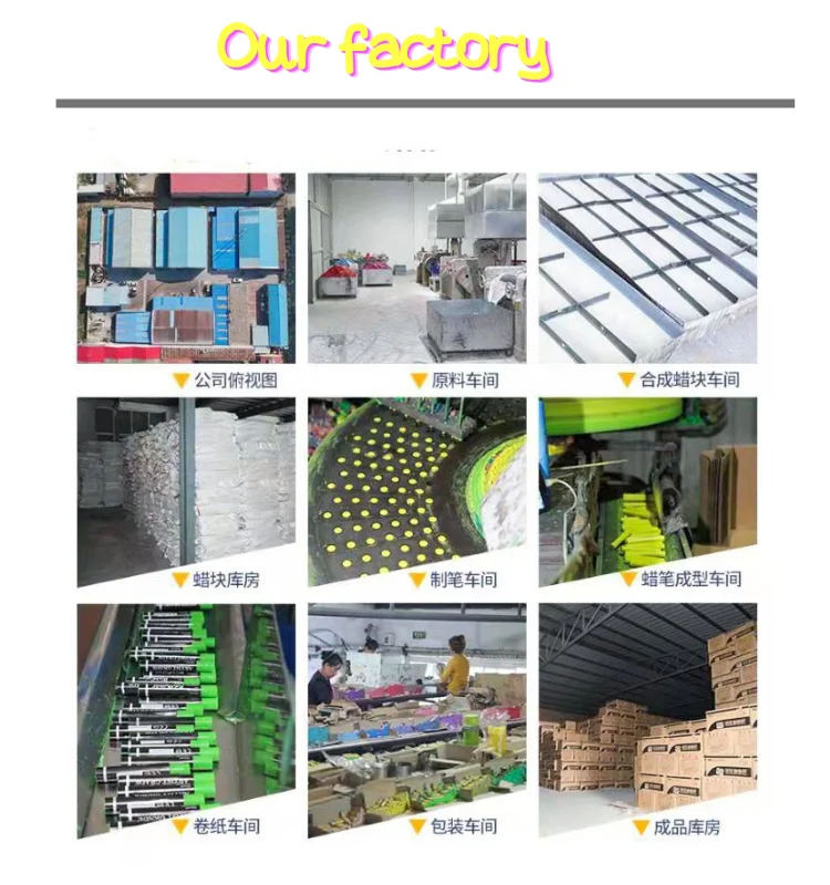 Wholesale Wood Crayons Industrial Use Wooden Wax Crayon Markers Red