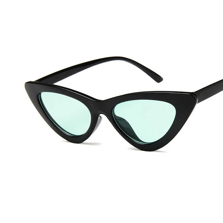 

RCHS Toddler Lunettes De Soleil Femme 2021 Magnetic Reading Glasses Sunglasses Retro triangle cat decoration, 16 colors