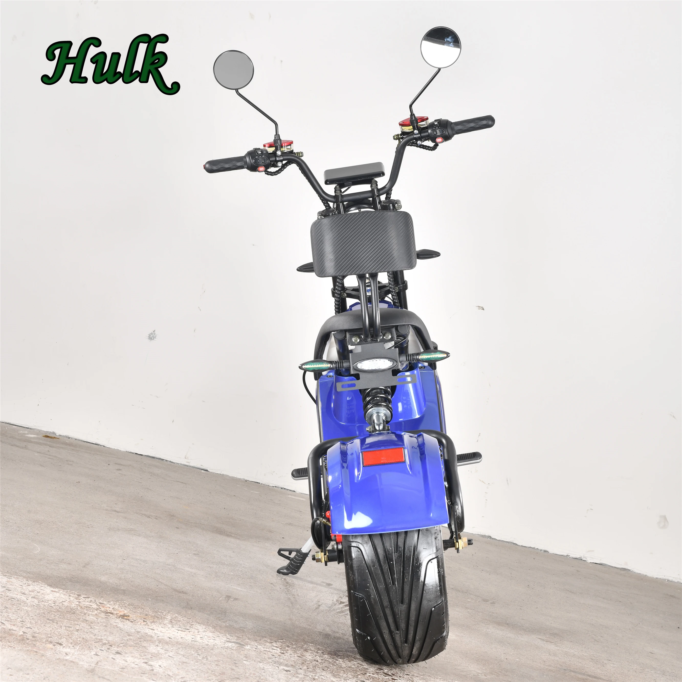 

Electric Scooter 3 Wheel Golf Club Fat Tire Safe Sport Type Citycoco With Golf Rack