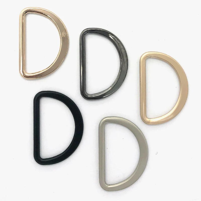 

Manufacturers wholesale zinc alloy shoe buckle, luggage buckle accessories, clothing accessories D ring belt buckle, Customized