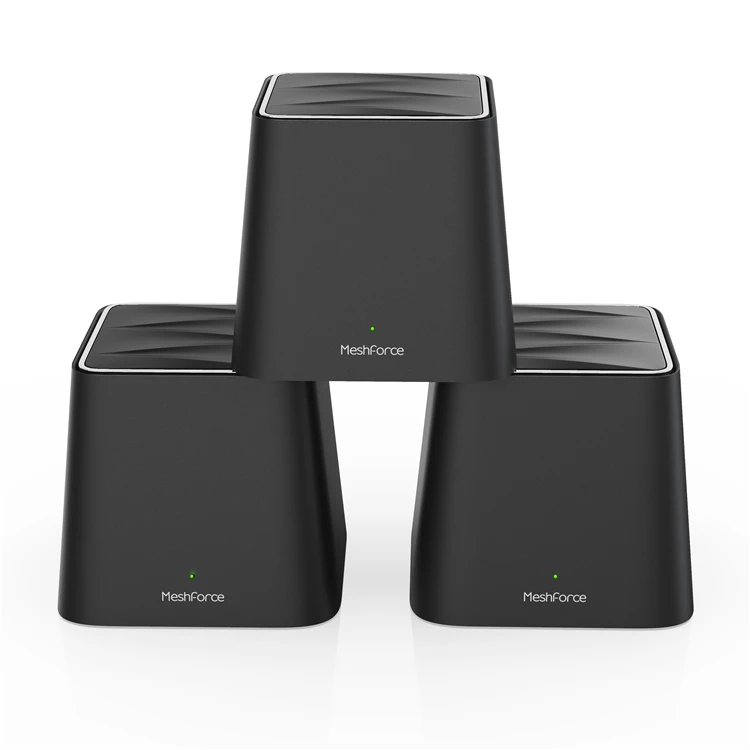 

AC1200 gigabit Mesh Wifi 6000 sq.ft High Coverage Wifi Router System Device, White black