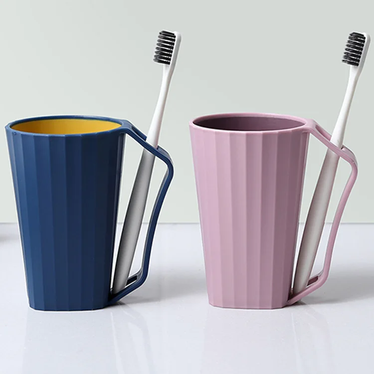 Drink Cup Mug Toothbrush Cup for Home Bathroom Style Plastic Eco-Friendly Cup