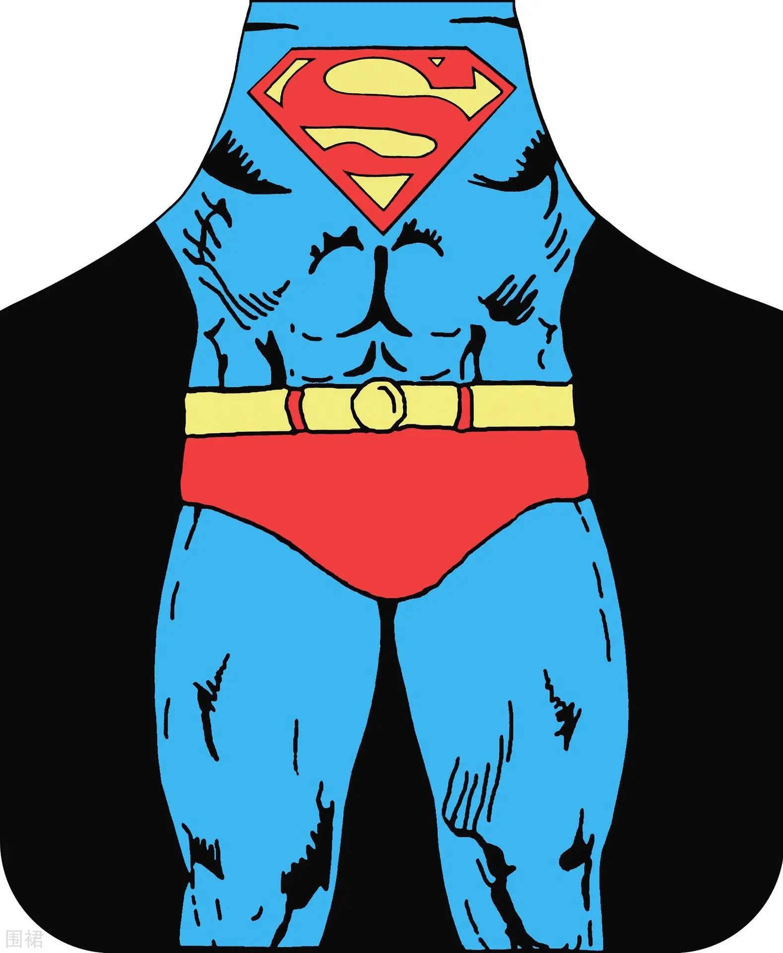 

Kitchen Apron Digital Printed Women Men Super Pattern Dinner BBQ Cooking Uniform Superman