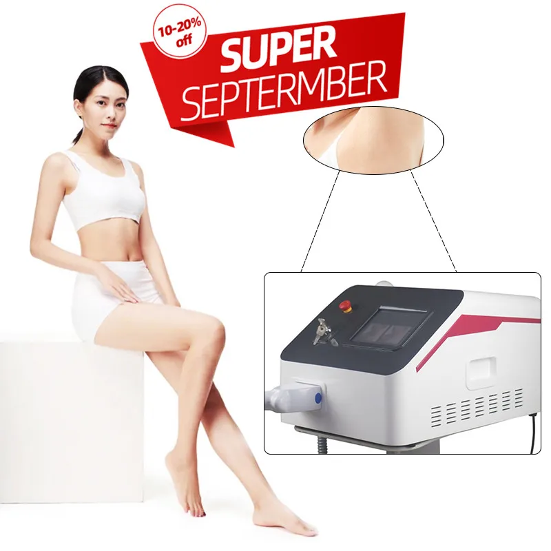 

2021 Sapphire Crystal Professional 60 Million Shot Portable Ice Cool 808nm Diode Laser Permanent Hair Removal Machine