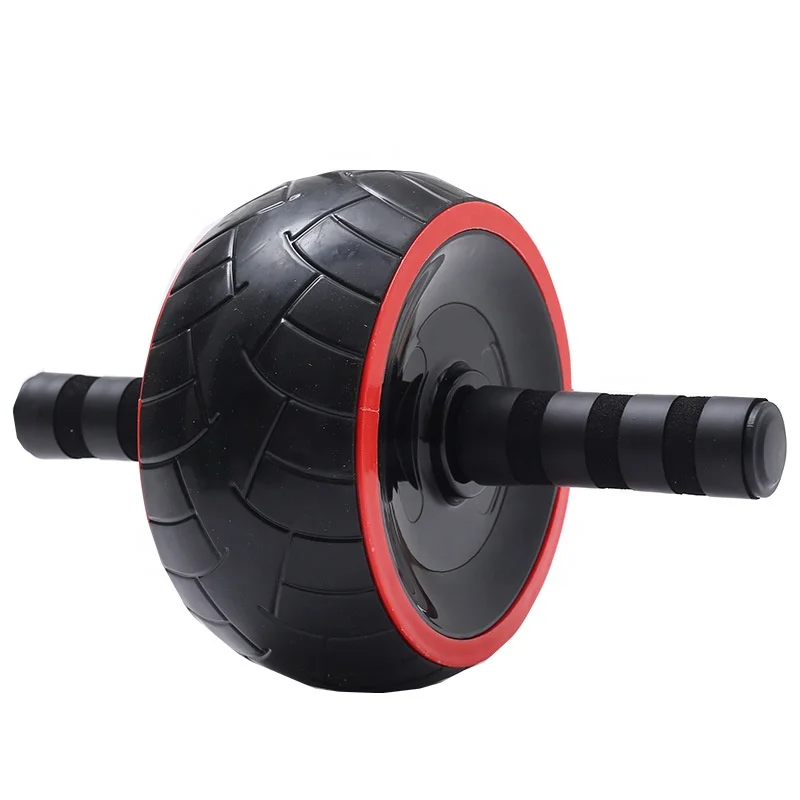 

Wholesales Gym Professional Trainer Fitness Equipment Abdominal High Quality Wheel Roller, Black