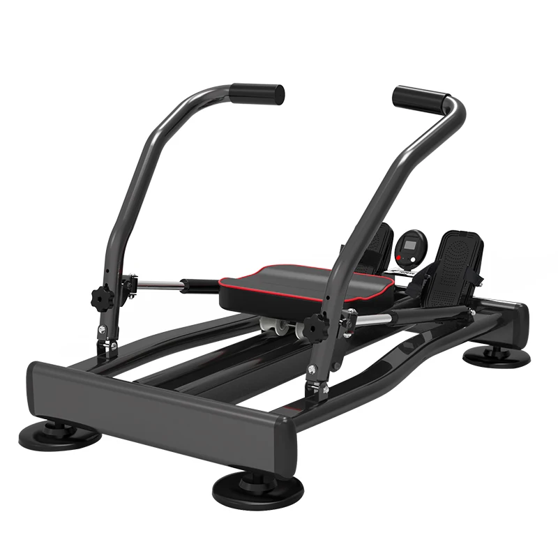 

Exercise Rowing Machine Rower Hydraulic Resistance Durable, Black