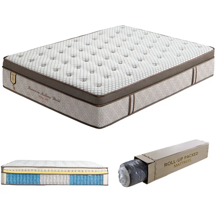 

12 inch high end royal comfortable night hybrid mattress with memory foam and mini coil pocket spring, Can be customize