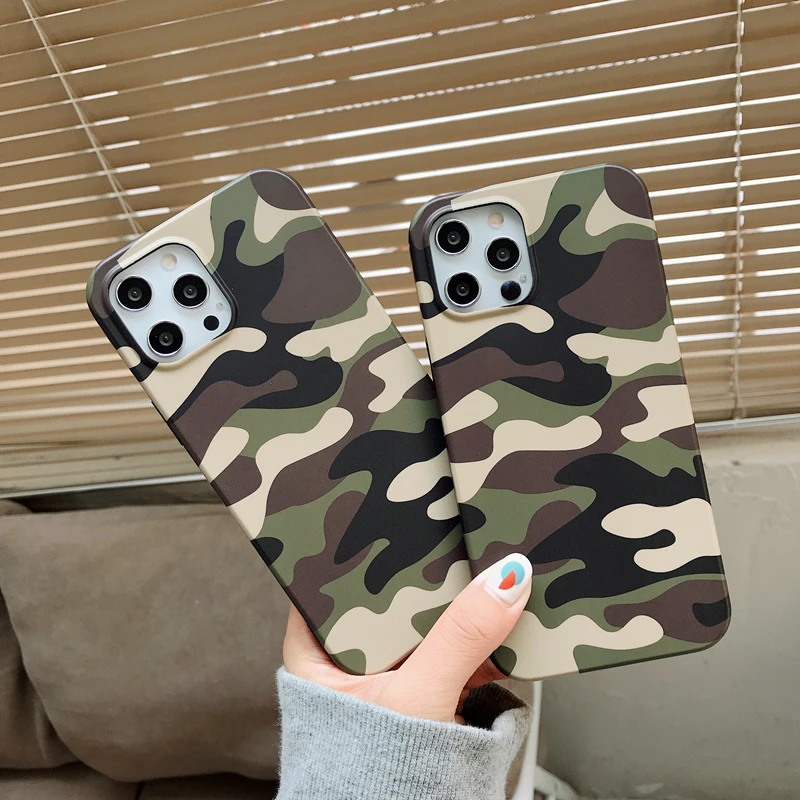 

Creative Soft TPU New Camouflage Phone Cover for iPhone 12