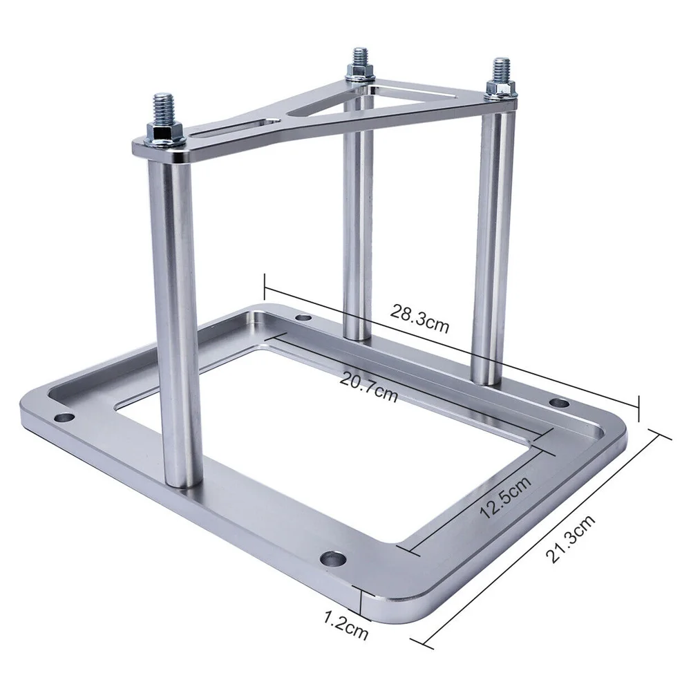 

Universal Box Aluminum Holder Trunk Billet Battery Tray Hold Down Relocation