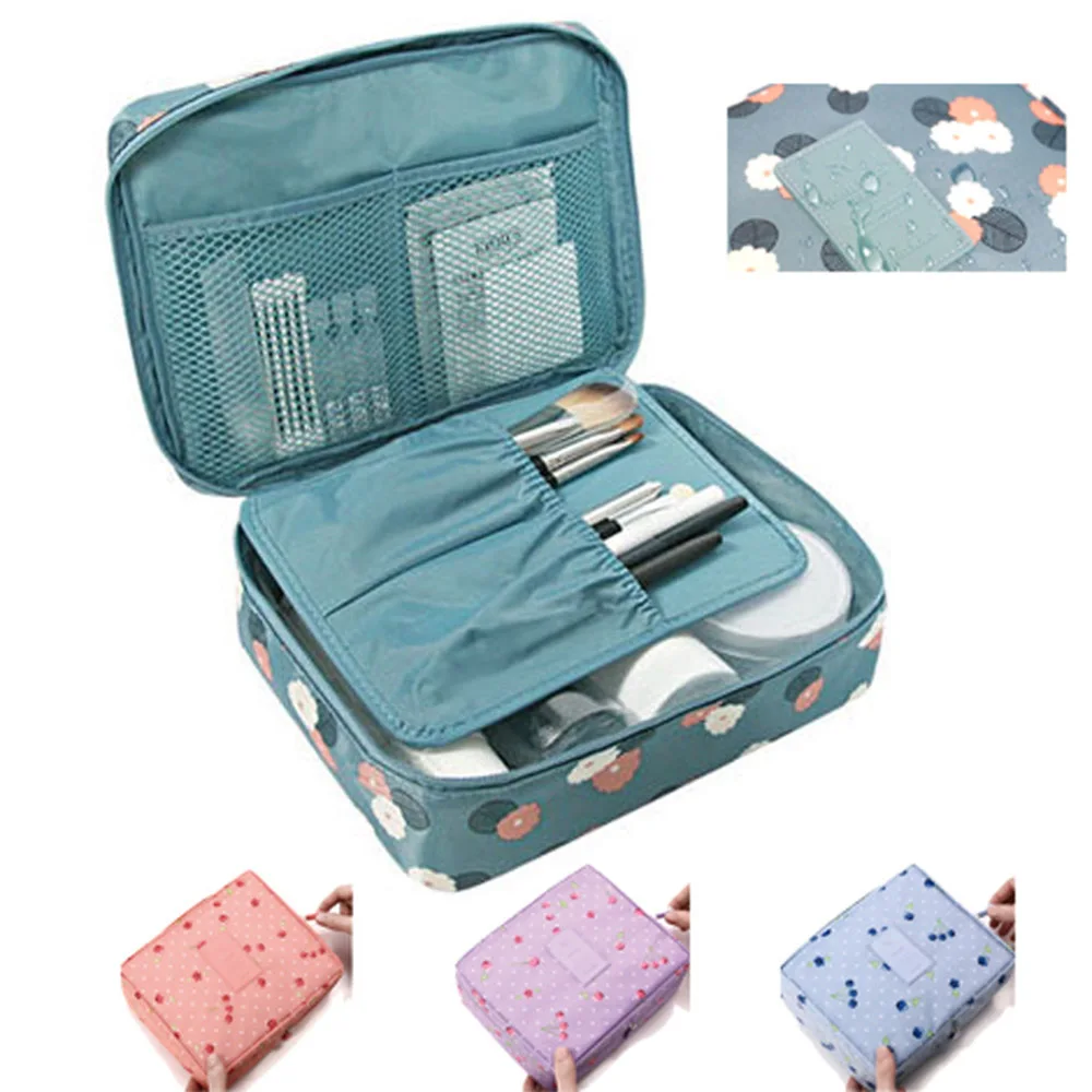 

Cosmetic Bag Organizer Waterproof Portable Makeup Bag 2019 Brand Hot Sale Fashion Travel Women Necessity Beauty Case Wash Pouch