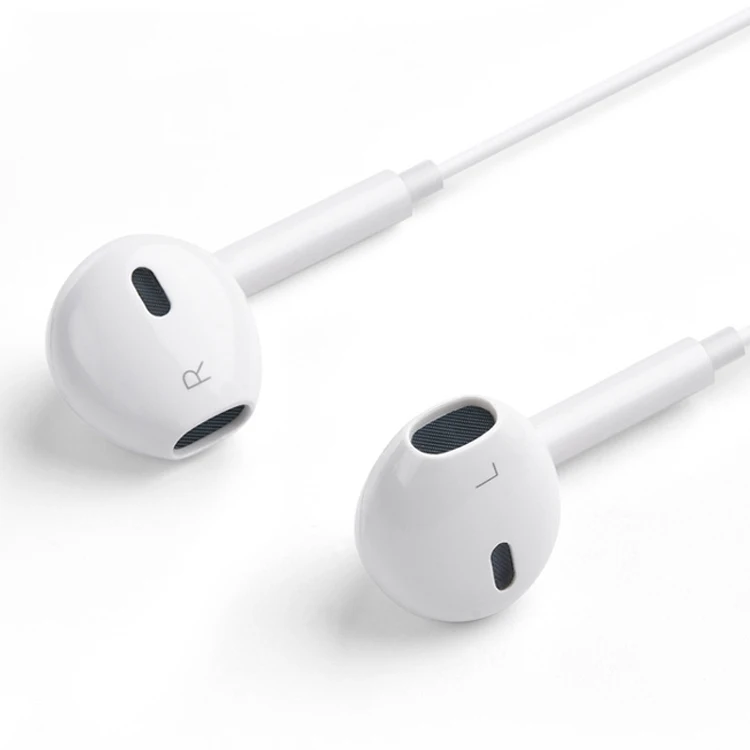 

Wired headphone handsfree original earpod original 3.5mm wired earphones for iphone4 5 6 7 8, White/black