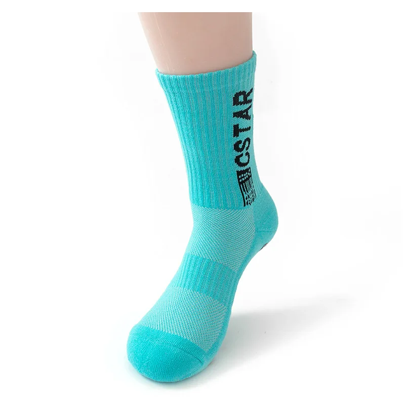 

JR-026 New Design Sports Sock Custom Logo Athletic Anti Slip Socks For Men, Custom color