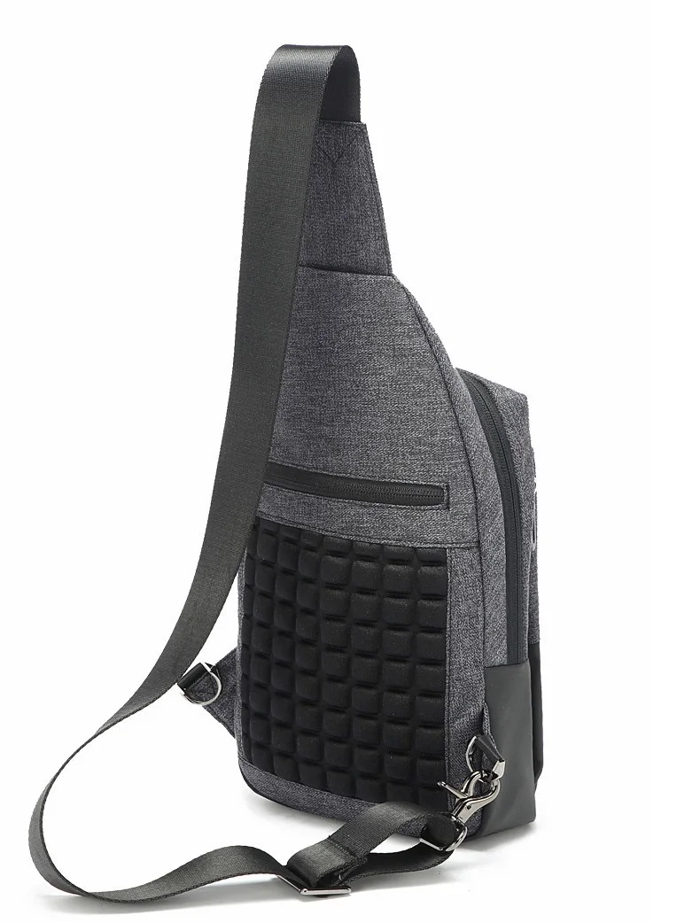 
Side Bags for Man Black Nylon Shoulder Bags Leisure 