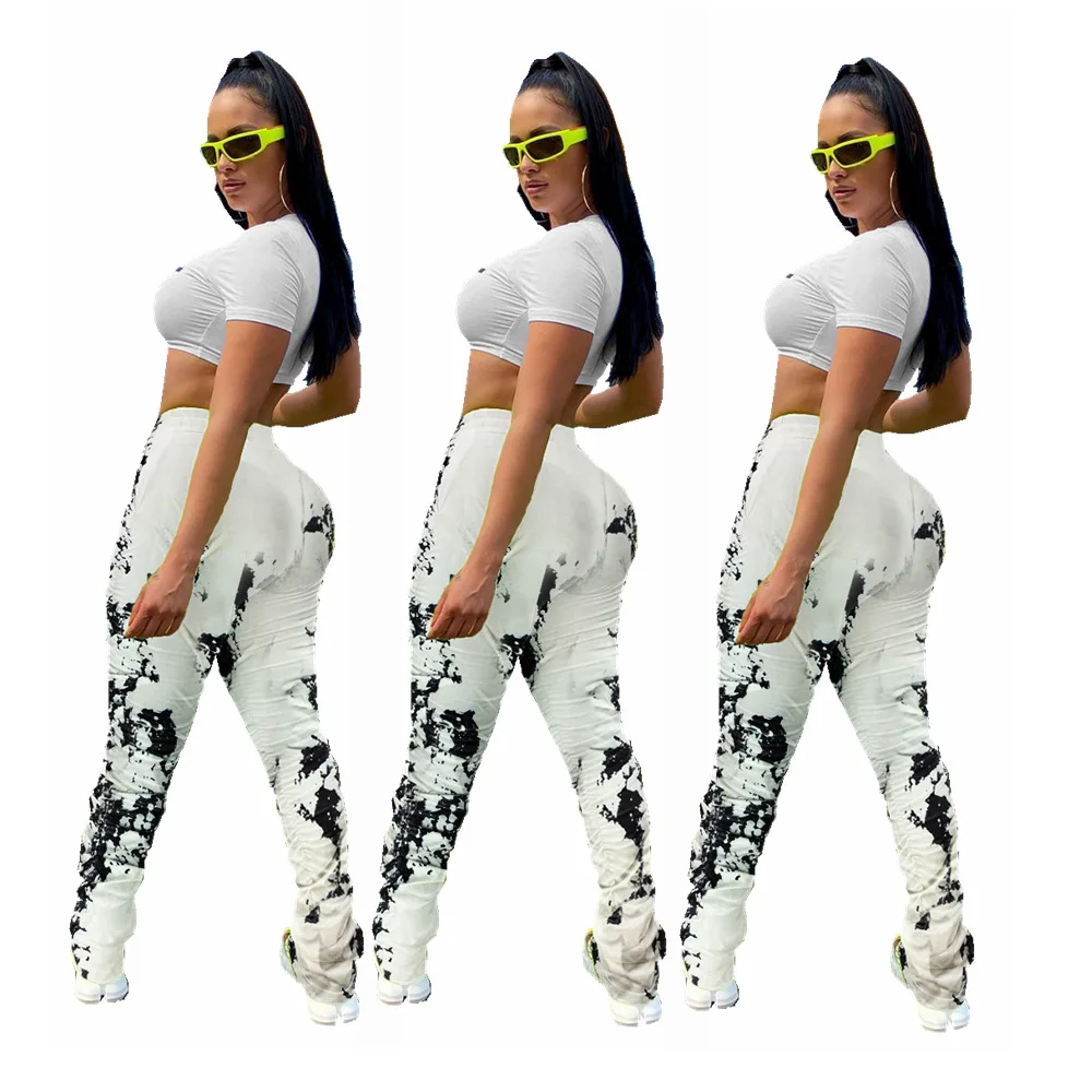 

B35395A 2021 Autumn Winter american style lady plus size women's trousers & pants