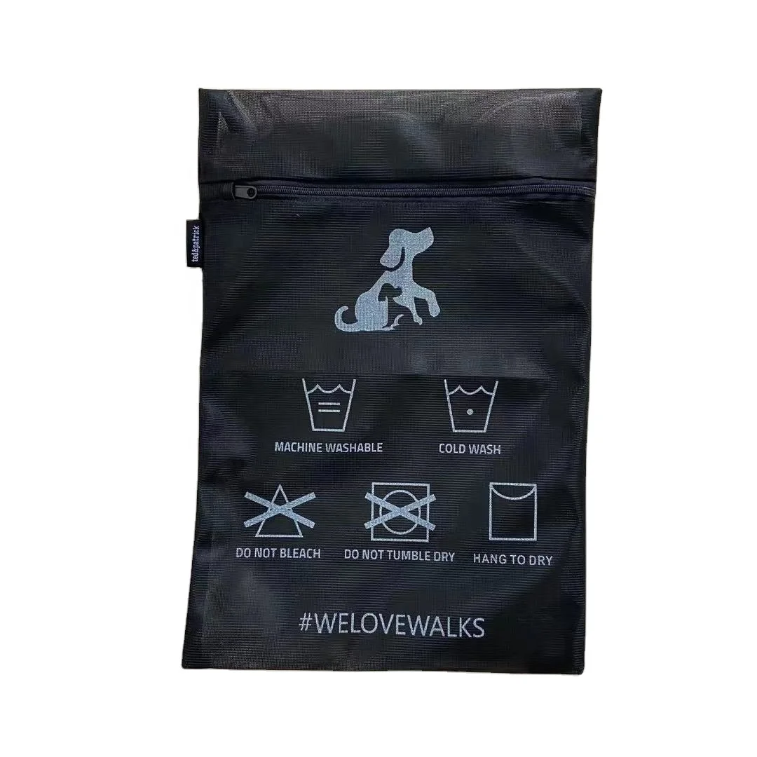 

Black delicate mesh bags for laundry zipper bag foldable zipper polyester mesh laundry bag black zipper