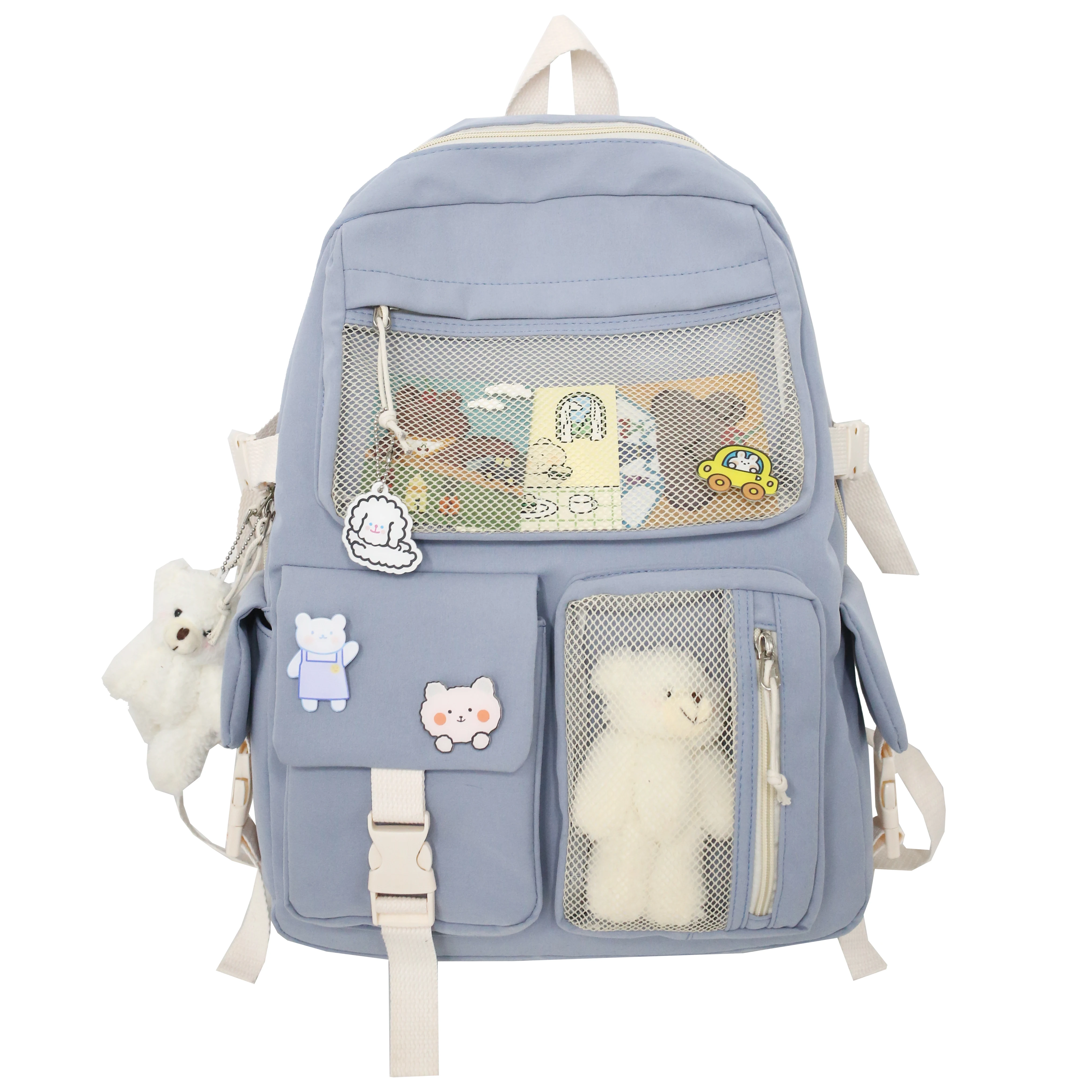 

2021 hot selling drop shipping nylon ins style school backpack, Custom made