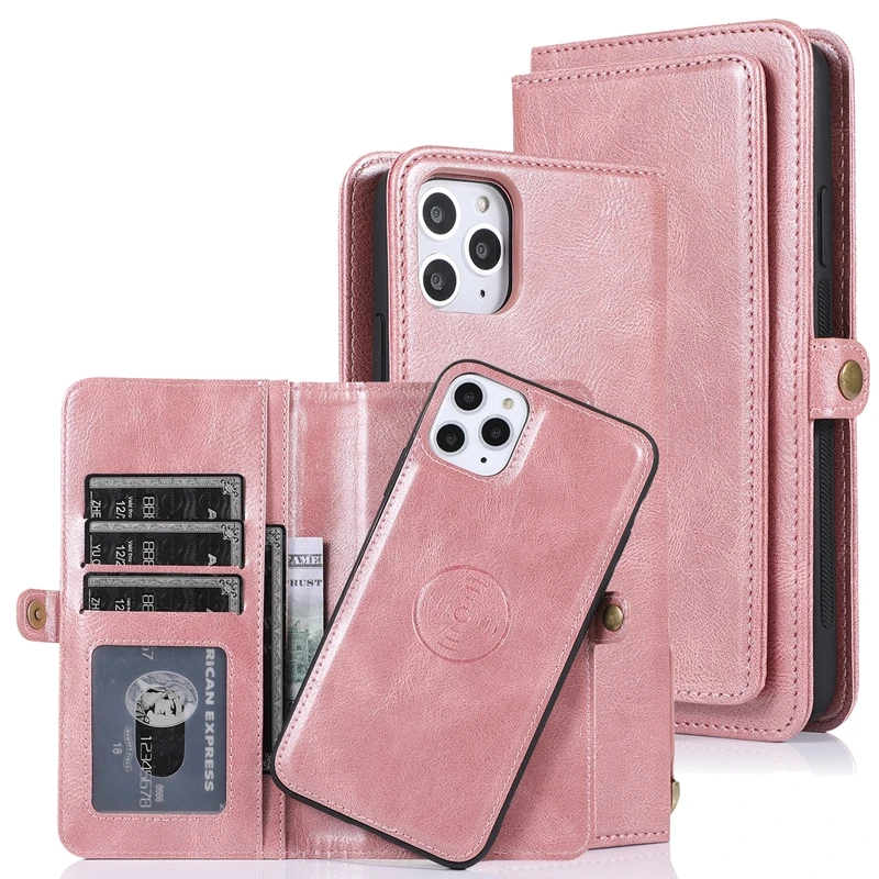 

Wholesale 11 pro max cell phone case wallet purse leather flip wallet phone case