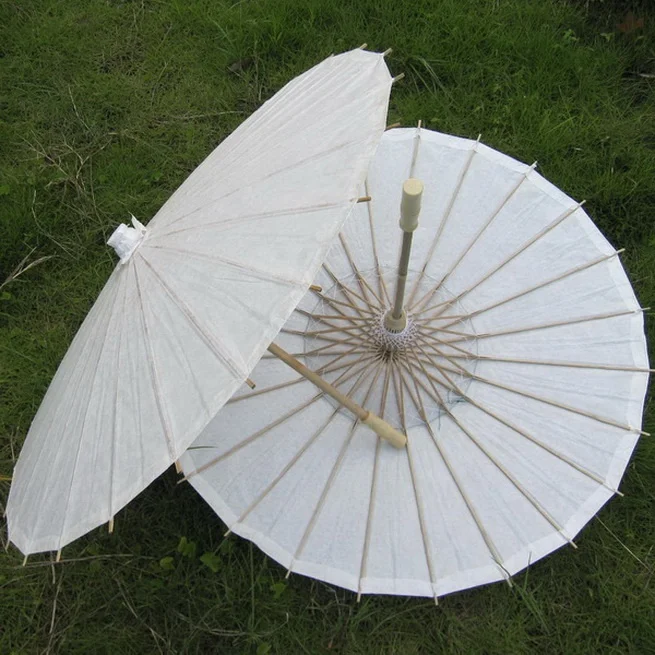 Mini Chinese Traditional Paper Umbrella White Umbrellaurface SELL P8D9 