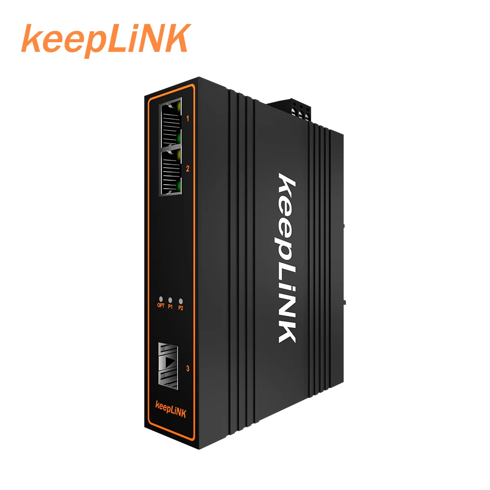 

Industrial grade fast Ethernet in stock 2 PoE port switch 48V