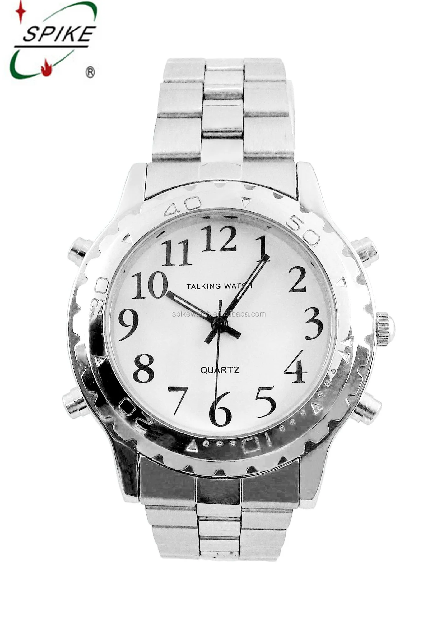 Talking watch alarm discount quartz