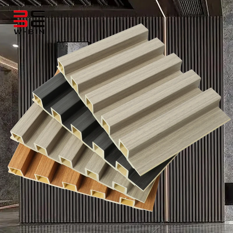 

2024 hot selling Wholesale Waterproof WPC Wood Plastic Composite Wall Panel for House Decoration Quick Delivery