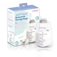 

BPA Free Food Grade Travel Using Baby Feeding Breast Milk Storage Bag With Conversion Plug