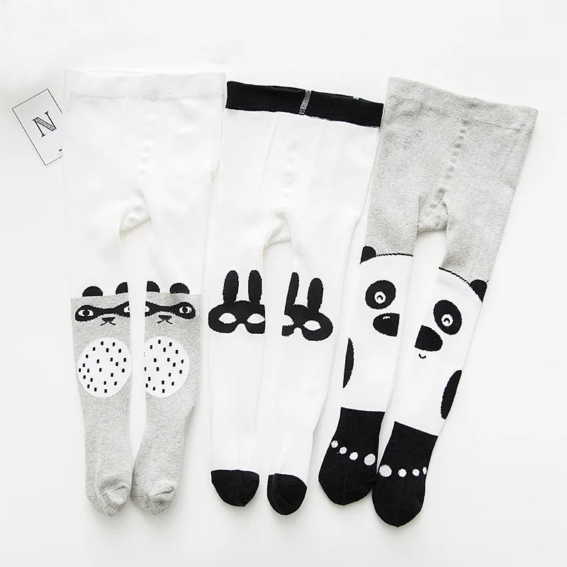 

In stock Cheaper sale Girls Cotton Tights Kids Fashion Cartoon polk dot Pantyhose Discount cheaper girl tights, Picture