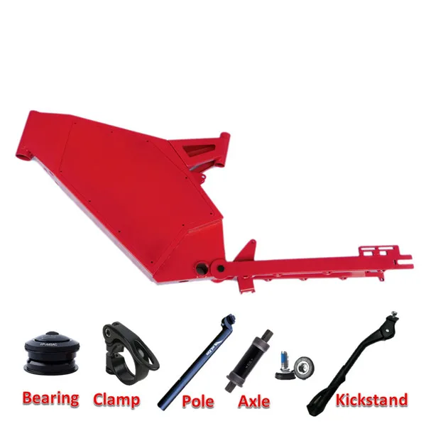 

Chinese electric bike frame steel frame full suspension bike frame for sale, Black or white